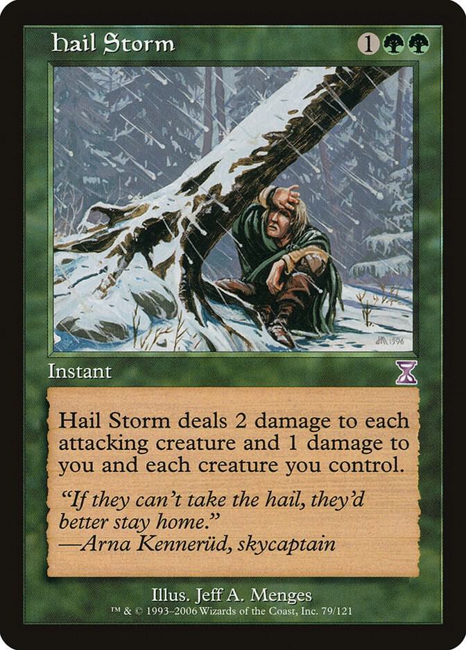 Hail Storm 79 card from Timeshifted
