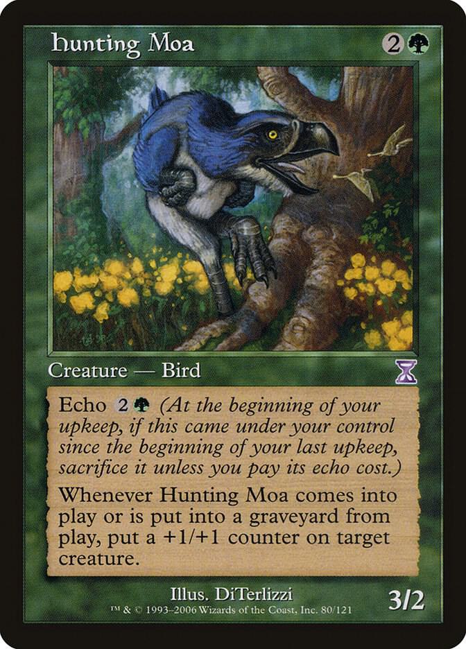 Hunting Moa 80 card from Timeshifted