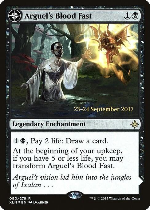 Arguel's Blood Fast 90 card from Prerelease Cards