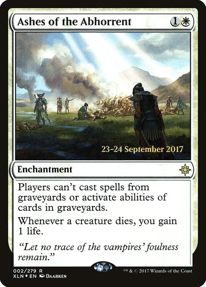 Ashes of the Abhorrent 2 card from Prerelease Cards