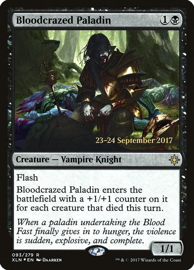 Bloodcrazed Paladin 93 card from Prerelease Cards