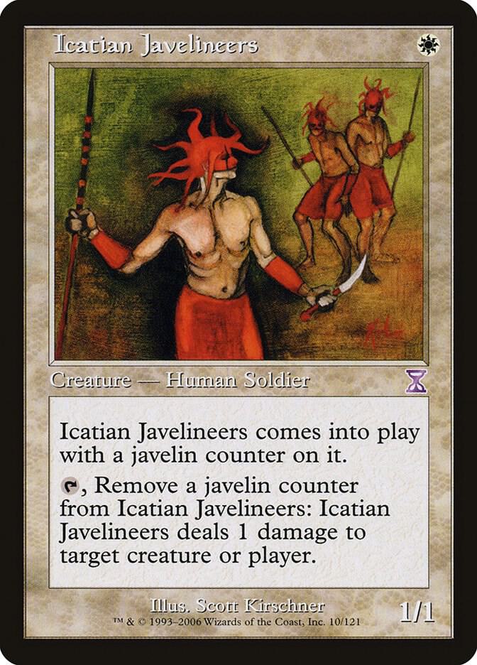 Icatian Javelineers 10 card from Timeshifted