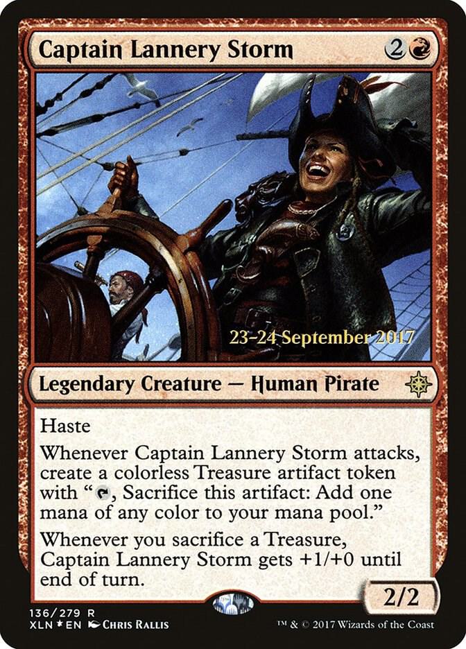Captain Lannery Storm 136 card from Prerelease Cards