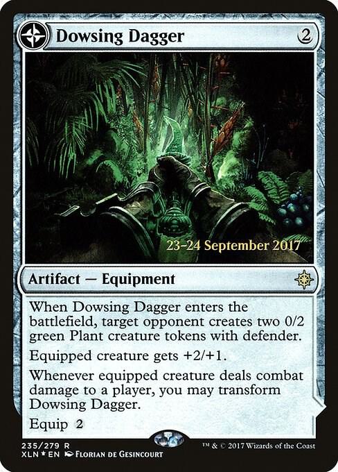 Dowsing Dagger 235 card from Prerelease Cards