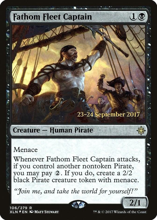 Fathom Fleet Captain 106 card from Prerelease Cards