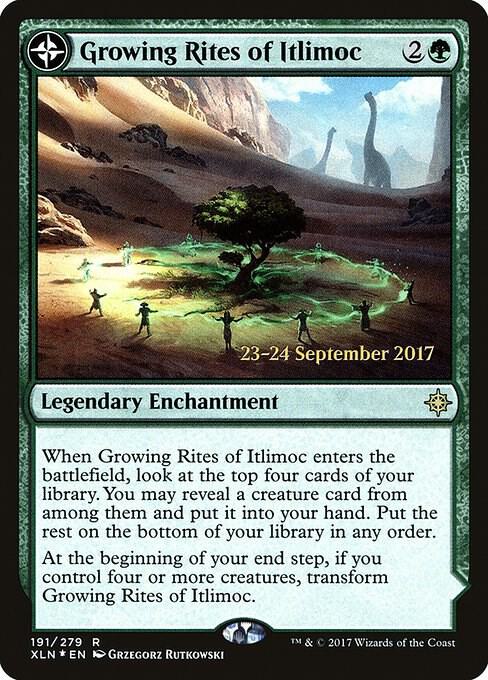 Growing Rites of Itlimoc (XLN) 191 card from Prerelease Cards