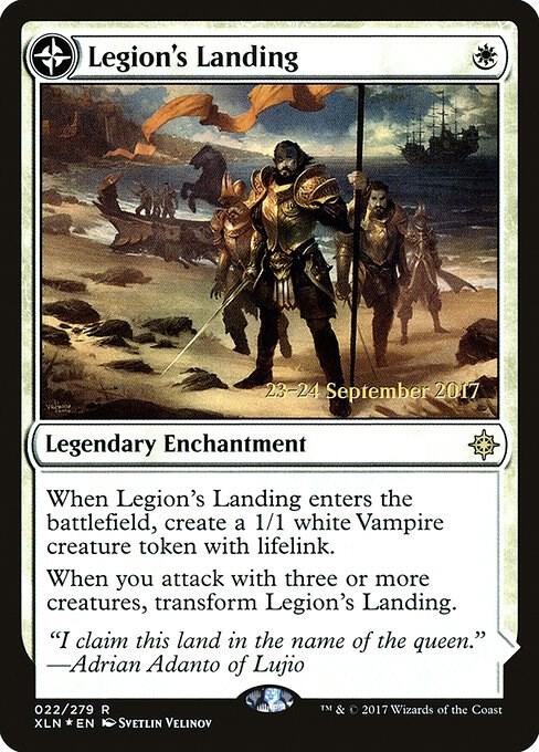 Legion's Landing 22 card from Prerelease Cards