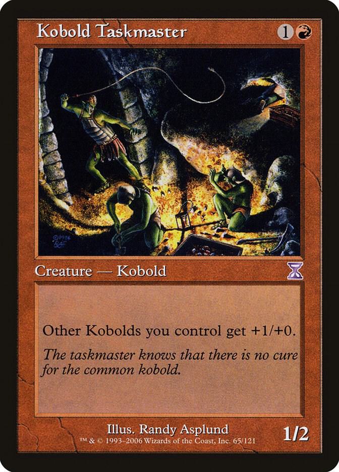 Kobold Taskmaster 65 card from Timeshifted