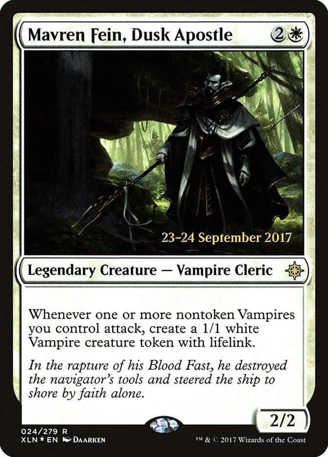 Mavren Fein, Dusk Apostle 24 card from Prerelease Cards