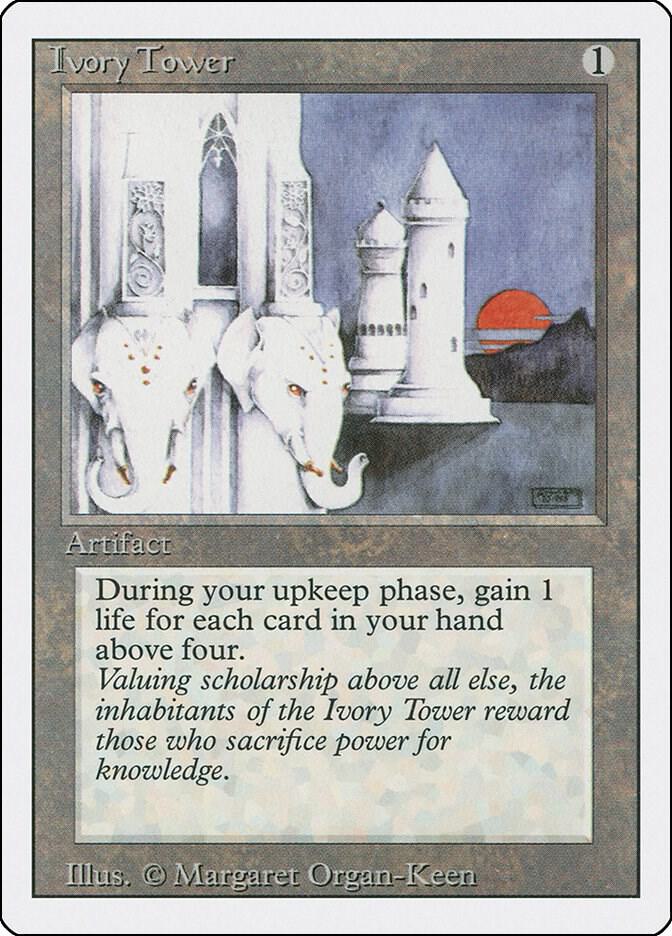 Ivory Tower card from Revised Edition