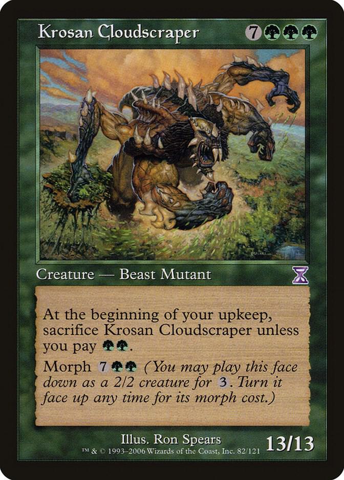 Krosan Cloudscraper 82 card from Timeshifted
