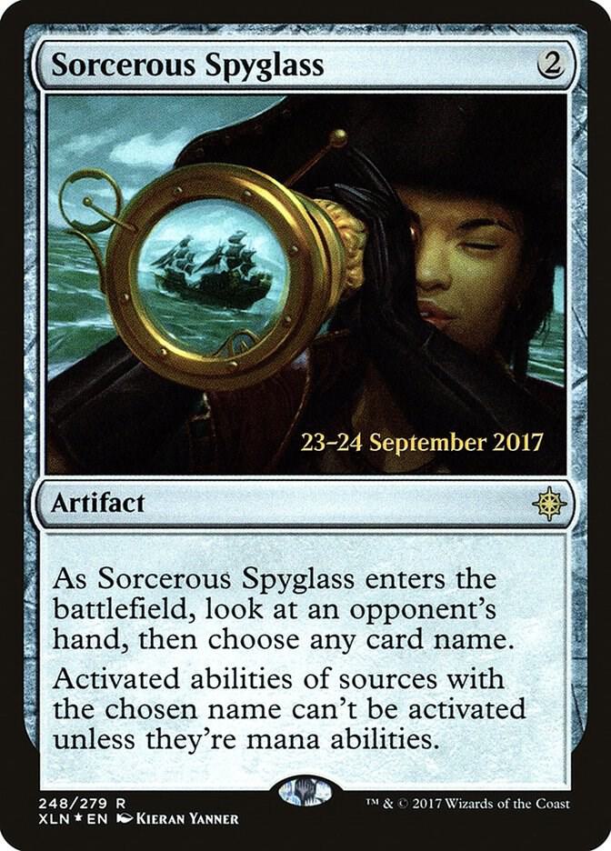 Sorcerous Spyglass (XLN) 248 card from Prerelease Cards