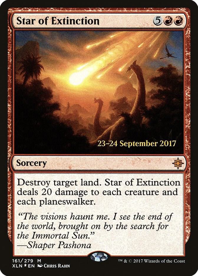 Star of Extinction 161 card from Prerelease Cards
