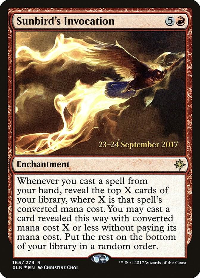 Sunbird's Invocation 165 card from Prerelease Cards
