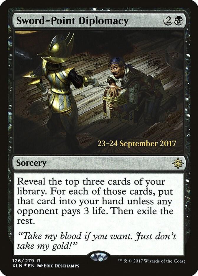 Sword-Point Diplomacy 126 card from Prerelease Cards