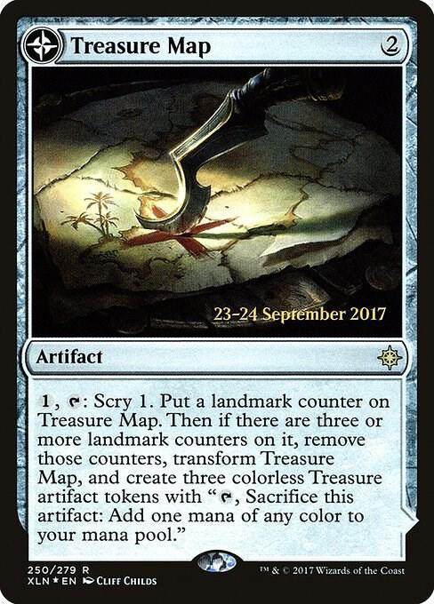 Treasure Map (XLN) 250 card from Prerelease Cards