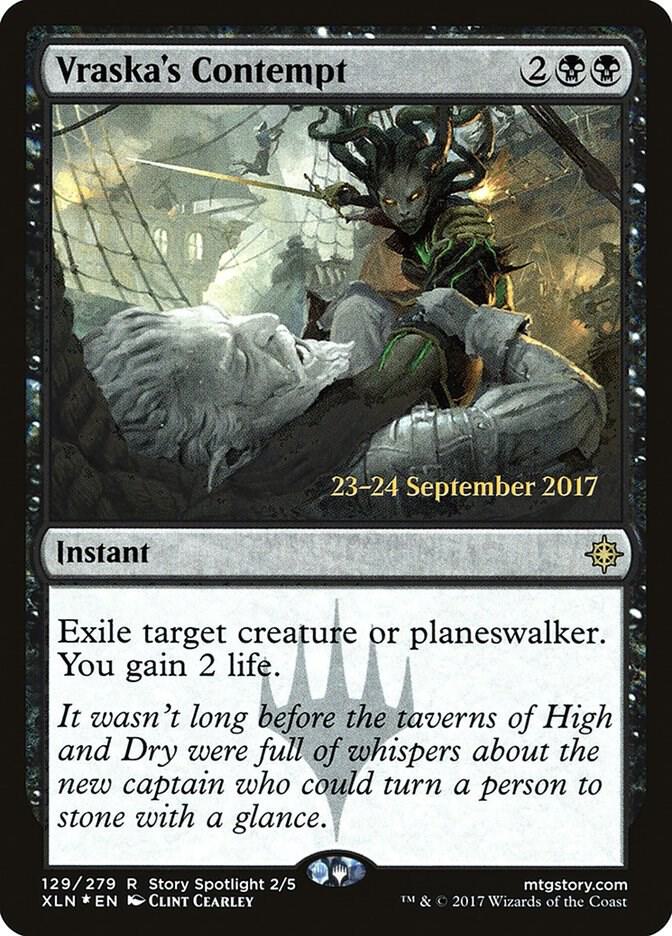 Vraska's Contempt 129 card from Prerelease Cards