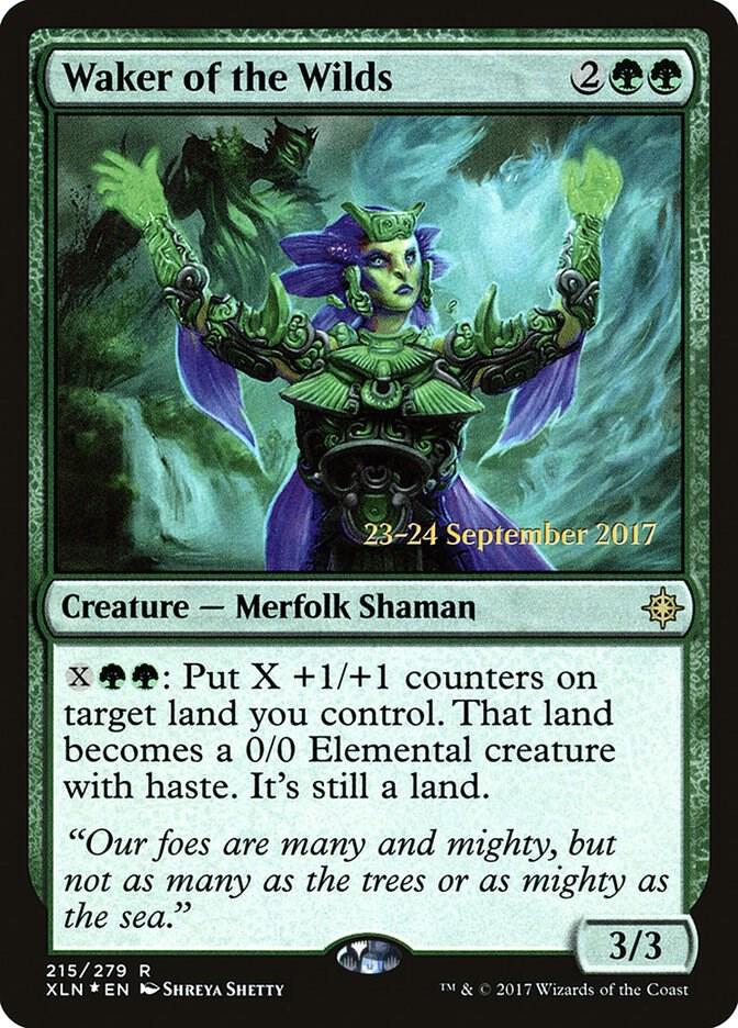 Waker of the Wilds 215 card from Prerelease Cards