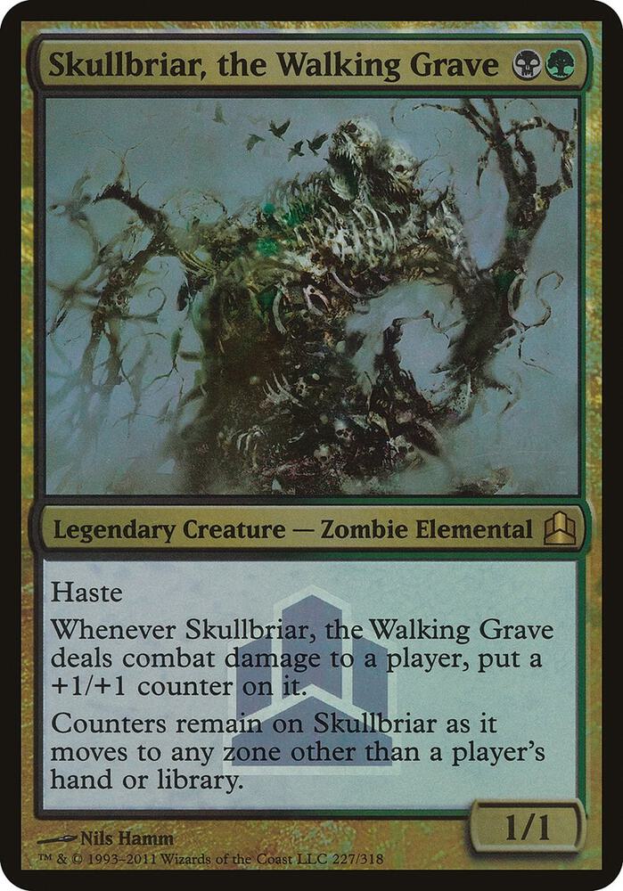 Skullbriar, the Walking Grave (Commander Launch Promo) 227 card from Oversize Cards