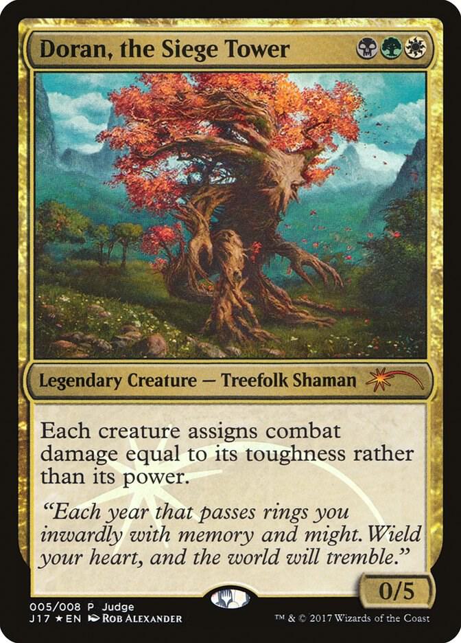 Doran, the Siege Tower 5 card from Judge Promos