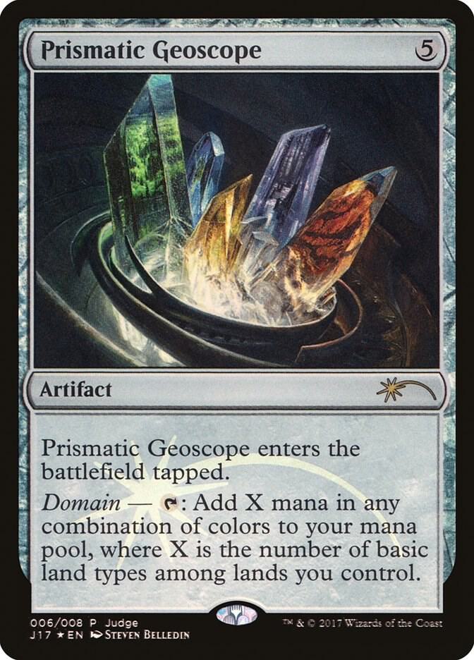 Prismatic Geoscope 6 card from Judge Promos