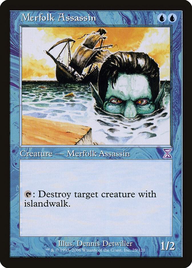 Merfolk Assassin 25 card from Timeshifted