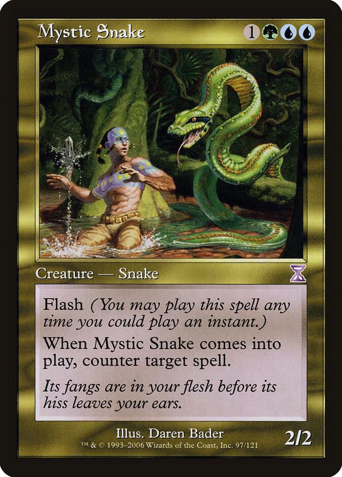 Mystic Snake 97 card from Timeshifted