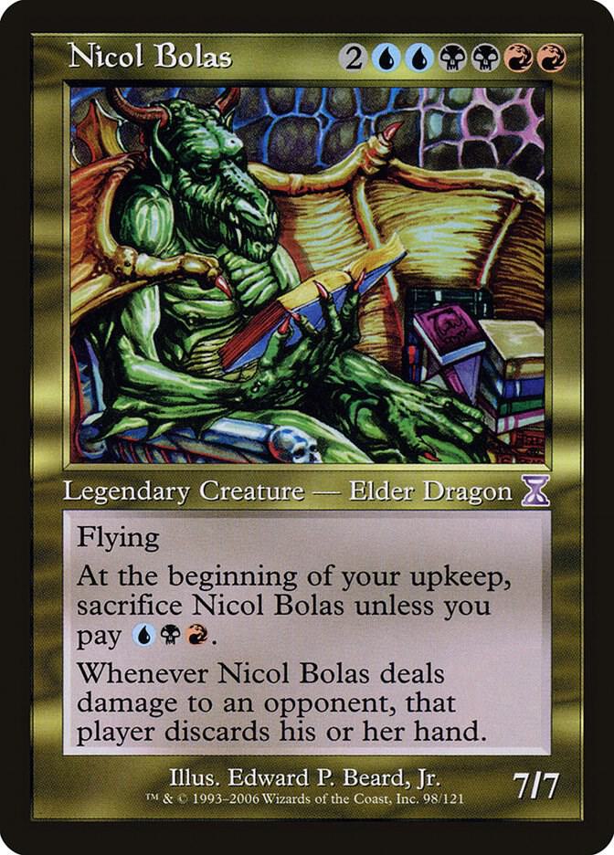 Nicol Bolas 98 card from Timeshifted