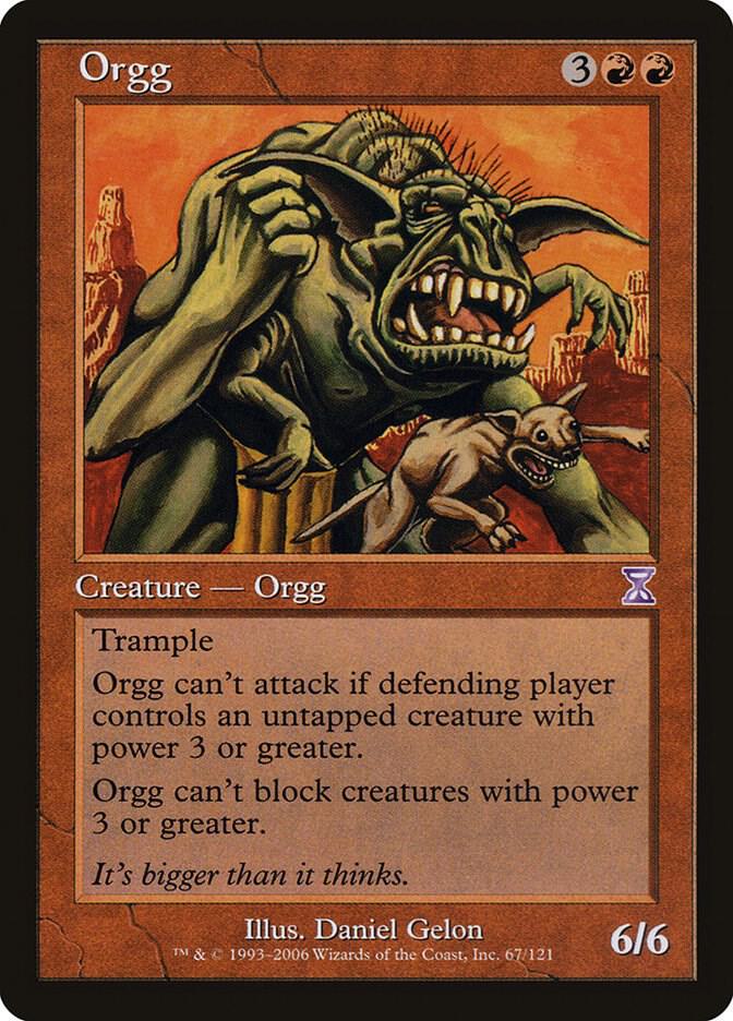 Orgg 67 card from Timeshifted