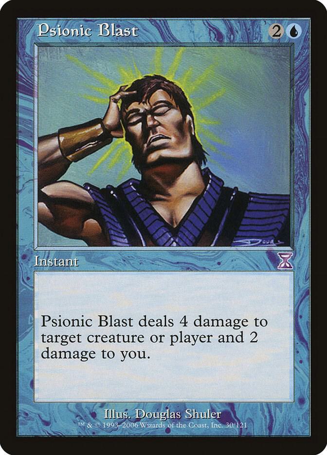 Psionic Blast 30 card from Timeshifted
