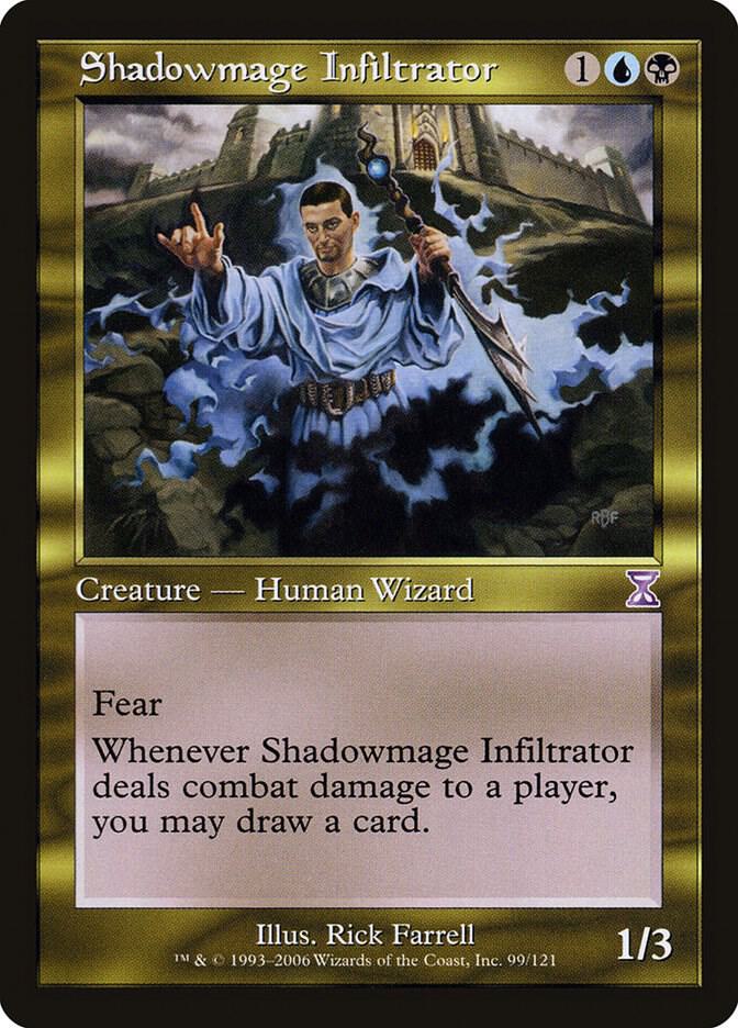 Shadowmage Infiltrator 99 card from Timeshifted