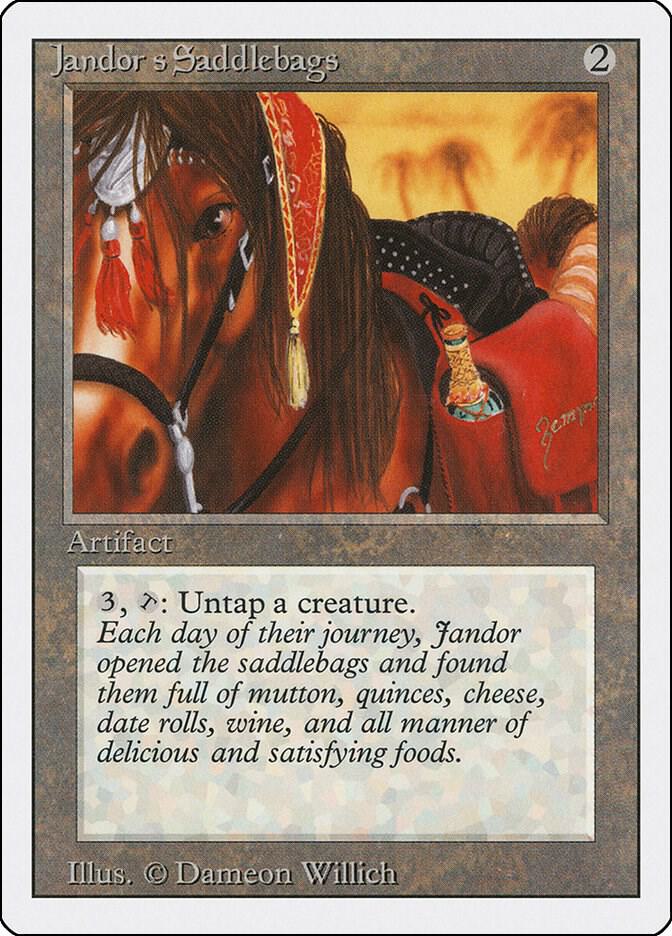 Jandor's Saddlebags card from Revised Edition