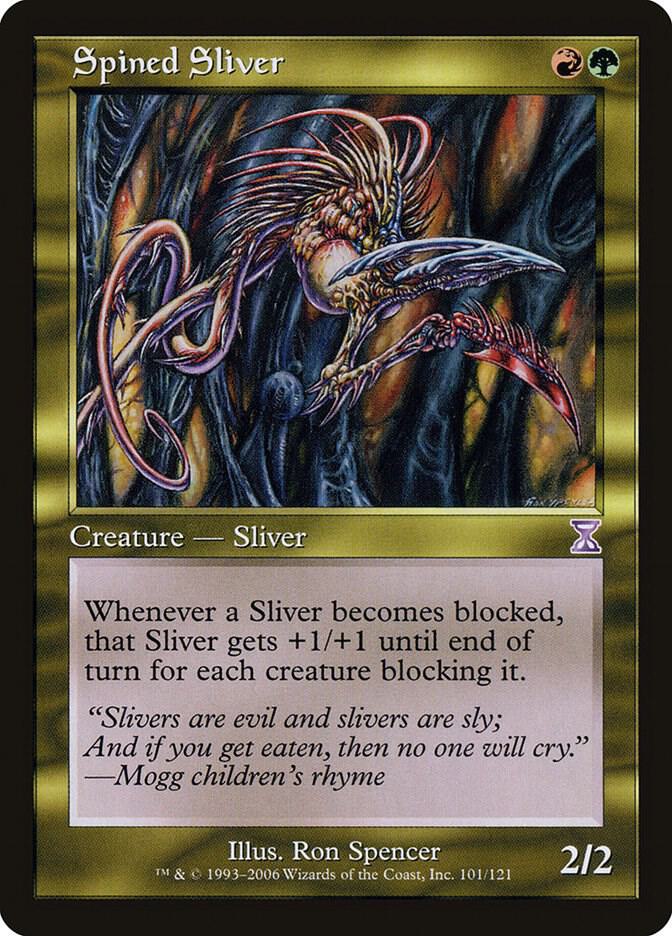 Spined Sliver 101 card from Timeshifted