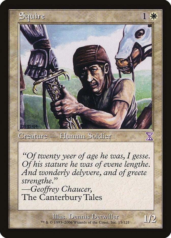 Squire 15 card from Timeshifted