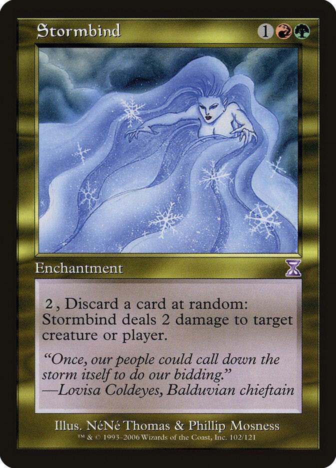 Stormbind 102 card from Timeshifted