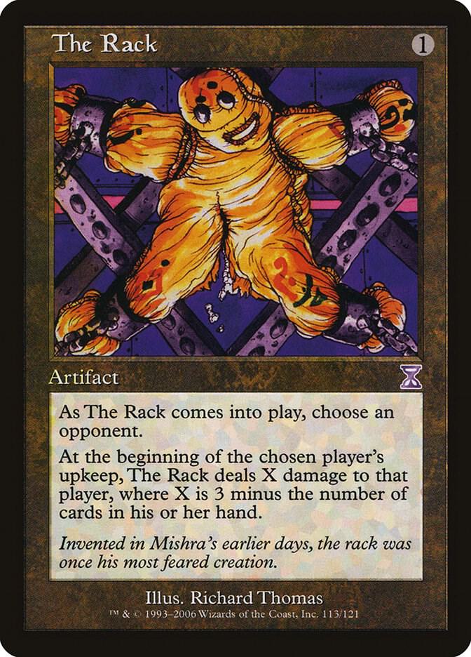 The Rack 113 card from Timeshifted