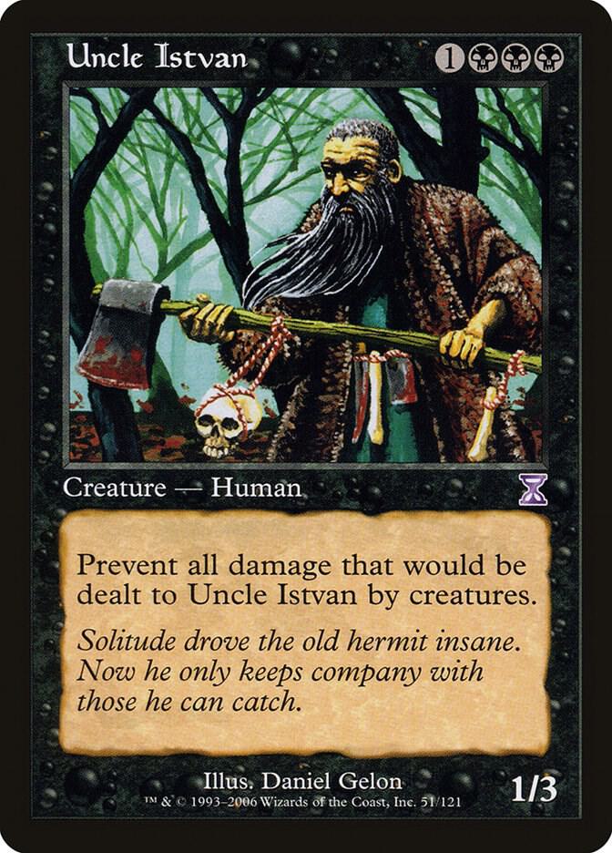 Uncle Istvan 51 card from Timeshifted
