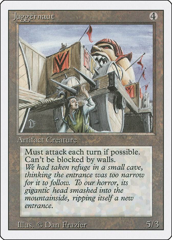 Juggernaut card from Revised Edition
