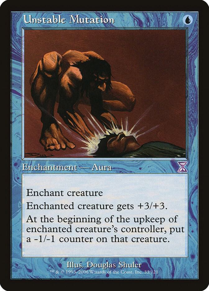 Unstable Mutation 33 card from Timeshifted