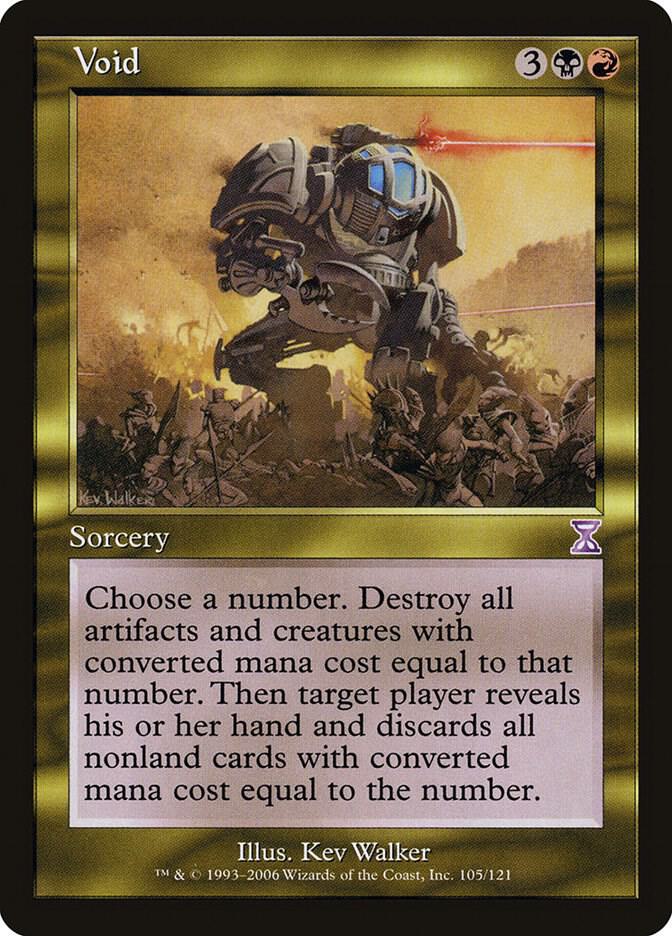 Void 105 card from Timeshifted