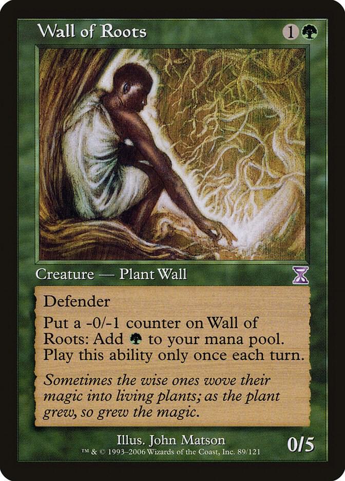 Wall of Roots 89 card from Timeshifted