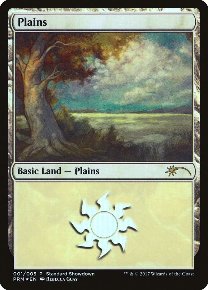 Plains (Rebecca Guay) 1 card from Standard Showdown Promos