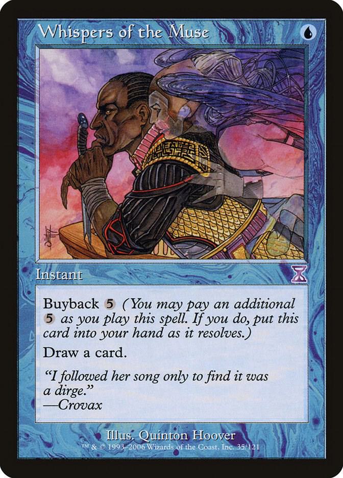 Whispers of the Muse 35 card from Timeshifted