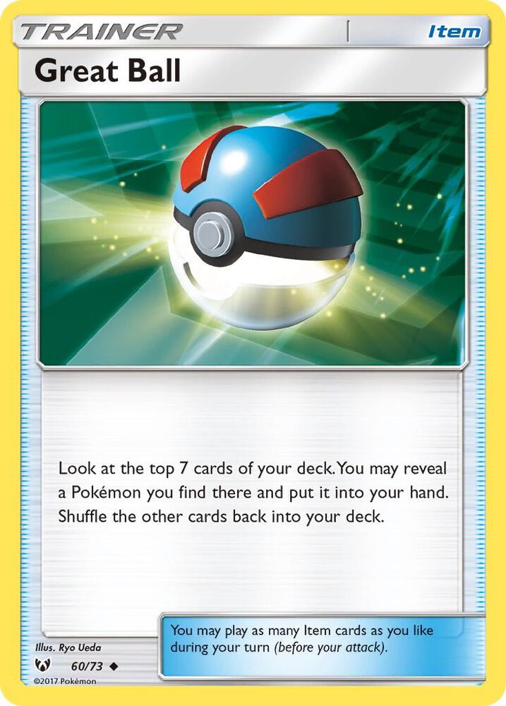 Great Ball 60/73 card from Shining Legends