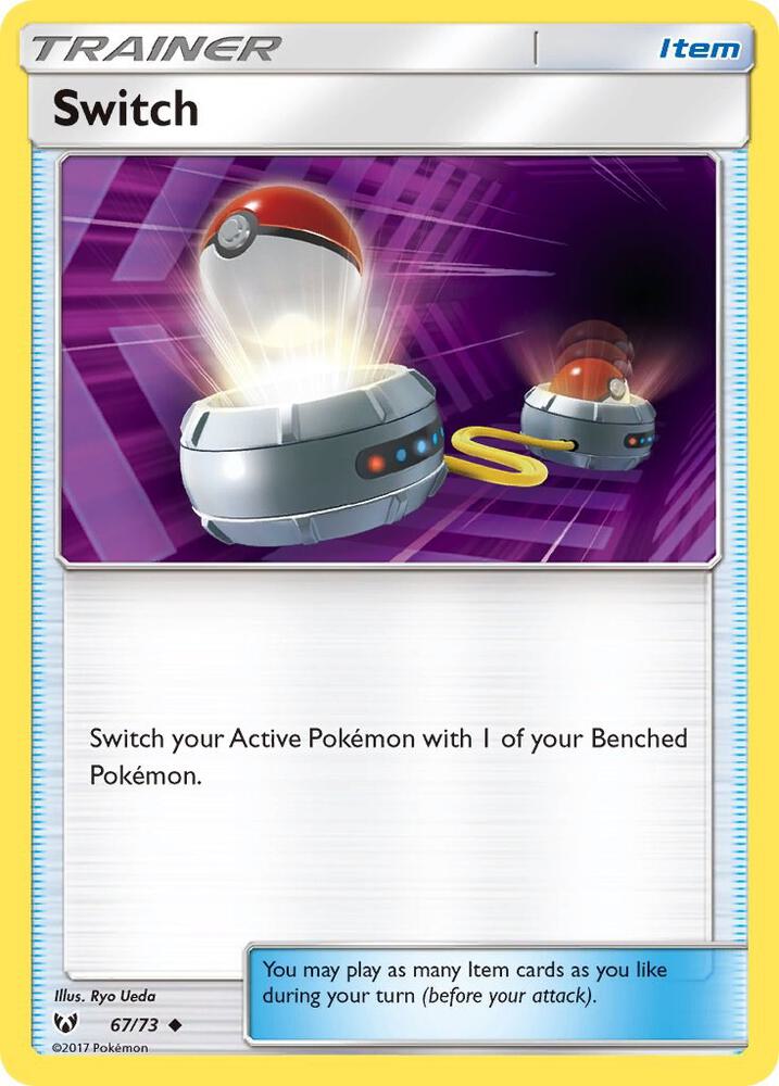 Switch 67/73 card from Shining Legends