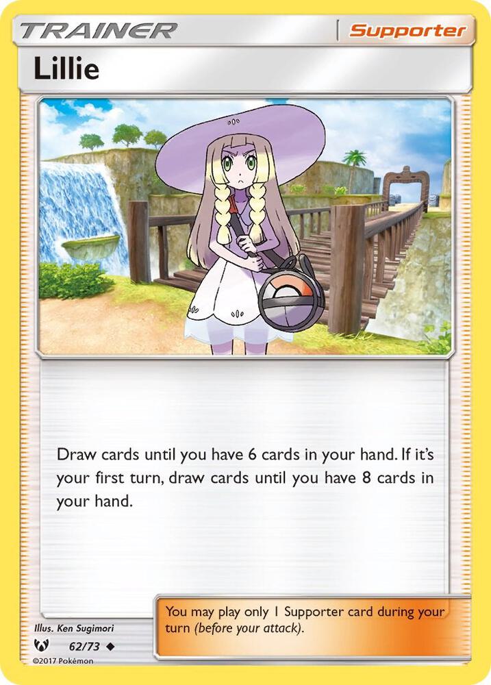 Lillie 62/73 card from Shining Legends