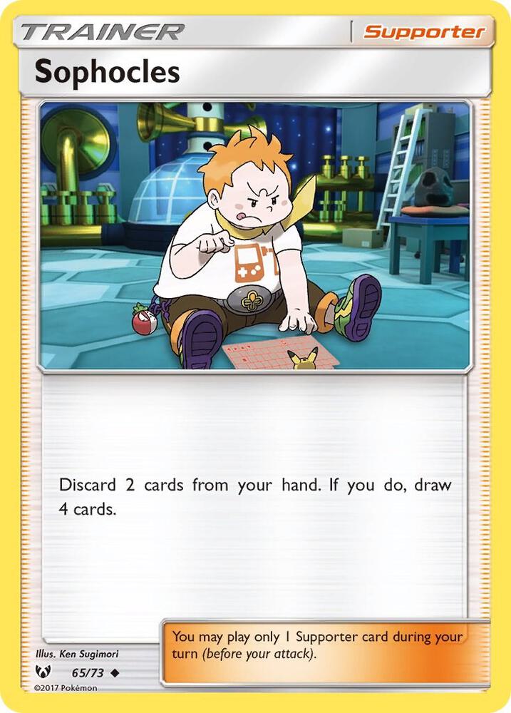 Sophocles 65/73 card from Shining Legends