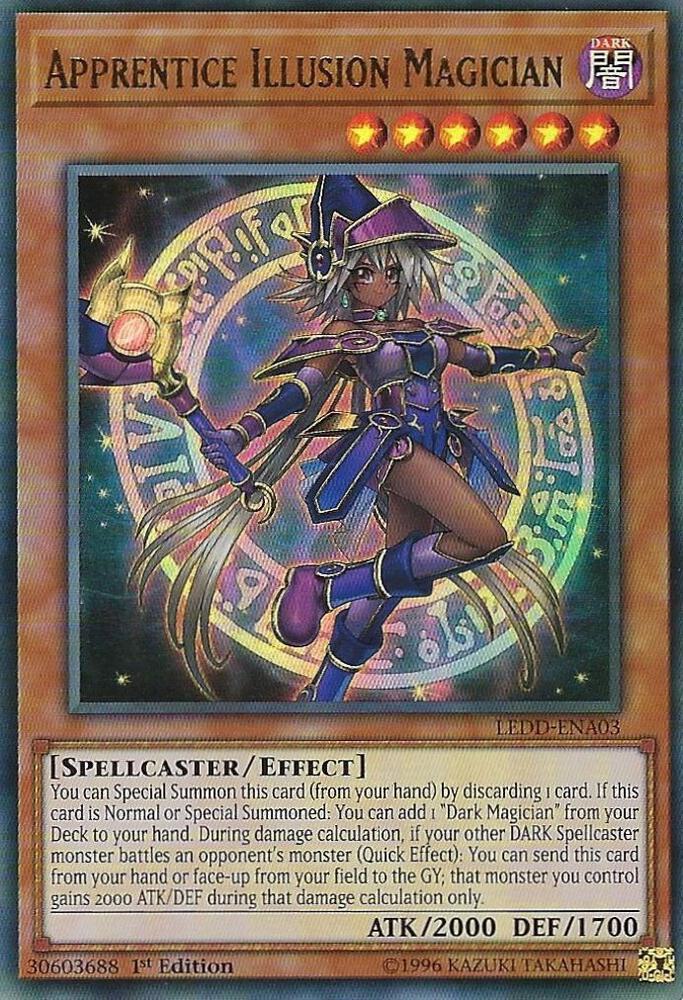 Apprentice Illusion Magician LEDD-ENA03 card from Legendary Dragon Decks