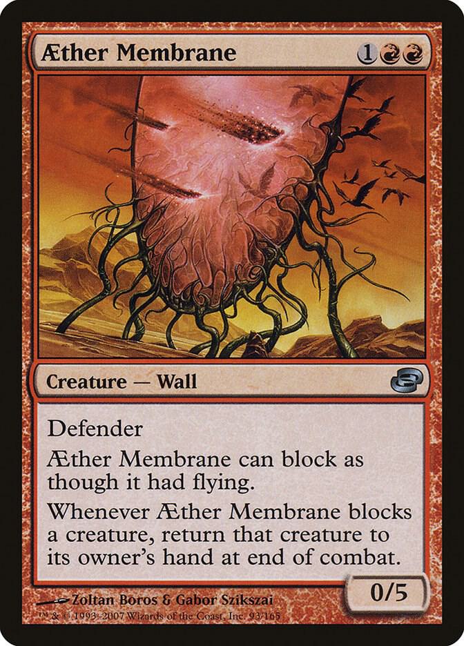 Aether Membrane 93 card from Planar Chaos