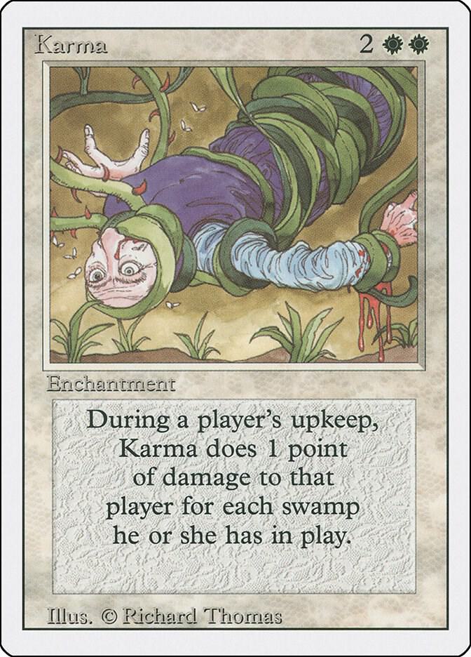 Karma card from Revised Edition